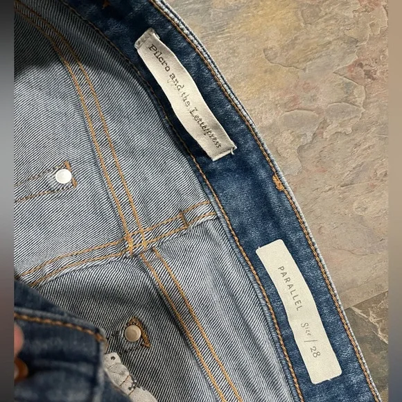 Pilcro and the Letterpress Jeans Parallel Sz 28 - Picture 2 of 3